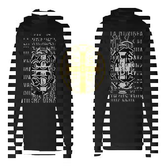 サンベニート、メダラ・イ・オラシオン 長袖Tシャツ - Kawaiitshirt