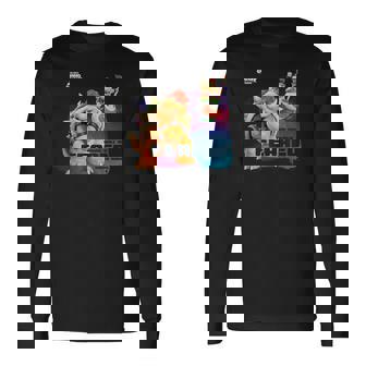 ザ・スーパーマリオギャラクシー・ムービー Bowser Feared 長袖Tシャツ - Kawaiitshirt