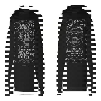 シャーロック・ホームズ ロンドン・ドライ・ディダクション ラベルデザイン 長袖Tシャツ - Kawaiitshirt