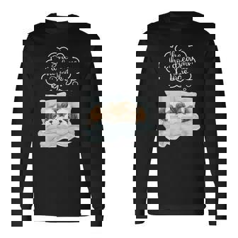 シーズー 犬 ナイトガウン パジャマ 長袖Tシャツ - Kawaiitshirt