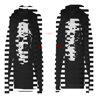 ジェイソンホッケーマスク ハロウィンシャツ 13日の金曜日 長袖Tシャツ - Kawaiitshirt