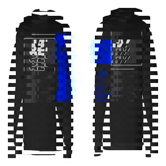 ジャズミュージシャンブルーシート ミュージックブルーノート 長袖Tシャツ - Kawaiitshirt