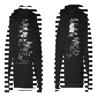 ジョルジュ・ビゼー。 フランスの作曲家。 クラッシック。 長袖Tシャツ - Kawaiitshirt