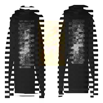 ジョン・ウィリアム ウォーターハウス オフィーリア 絵画 長袖Tシャツ - Kawaiitshirt