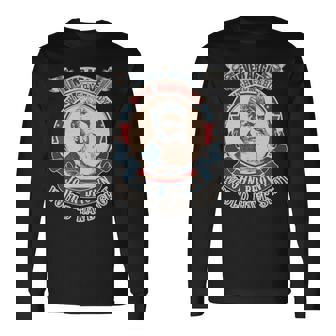 ジョン・ブラウンがヴィンテージを撃っただろう誰かと決して議論しないでください 長袖tシャツ 長袖Tシャツ - Kawaiitshirt