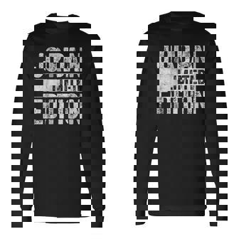 ジョークシャツ ジョーダン 限定版 面白い名前入り 長袖Tシャツ - Kawaiitshirt