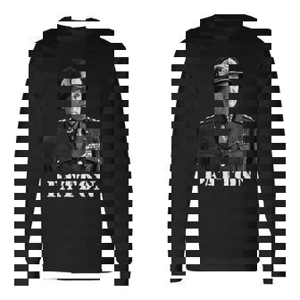 ジョージ・パットン 第二次世界大戦 勝利 記念 独立記念日 長袖tシャツ 長袖Tシャツ - Kawaiitshirt