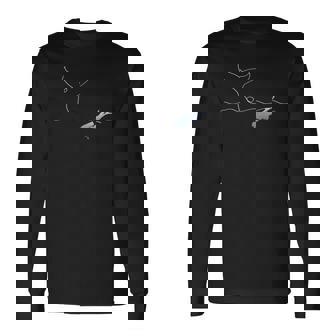 ジンベイザメ、ダイバー 長袖Tシャツ - Kawaiitshirt