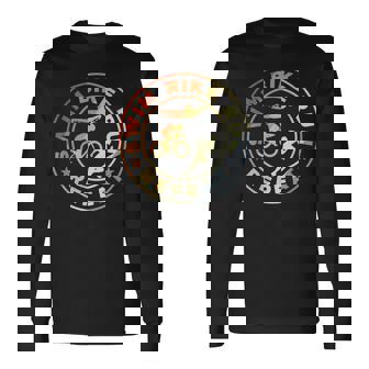 スイム・バイク・ラン・リピート レトロヴィンテージ トライアスリート・トライアスロン用 長袖Tシャツ - Kawaiitshirt