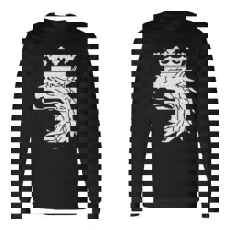 スカニアスウェーデン紋章フラッググリフィン 長袖tシャツ 長袖Tシャツ - Kawaiitshirt