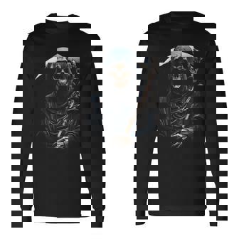 スカル死神 長袖Tシャツ - Kawaiitshirt