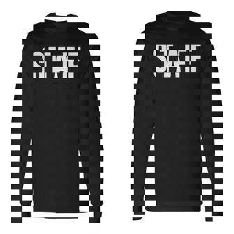 スタッフ 長袖tシャツ 長袖Tシャツ - Kawaiitshirt