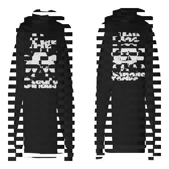 スタンダード プードル オーナーズ I Havetandards ファニー プードル 長袖Tシャツ - Kawaiitshirt