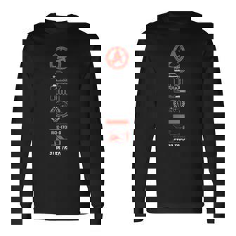 スタートレック 宇宙艦隊コマンド Uss エンタープライズ Ncc-1701-D 長袖Tシャツ - Kawaiitshirt