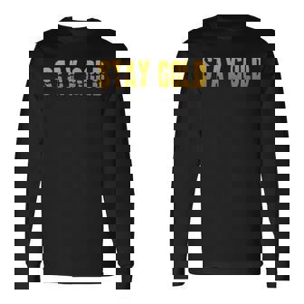 ステイゴールド、クラシック80年代。 長袖Tシャツ - Kawaiitshirt