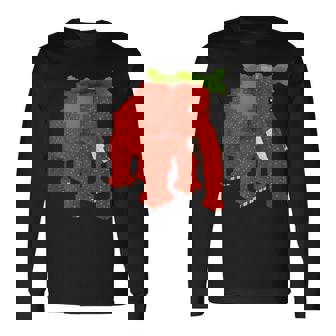 ストロベリーエレファントスティールブレインロットシークレットレアビデオゲーム 長袖Tシャツ - Kawaiitshirt