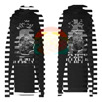 ストーンフィッシュ レトロ ミーム メンズ レディース キッズ 長袖Tシャツ - Kawaiitshirt