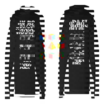 スピードキューブパズル キューブキューブ キッズ 長袖Tシャツ - Kawaiitshirt