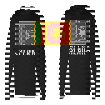 スリランカ国旗シャツ スリランカ 長袖Tシャツ - Kawaiitshirt