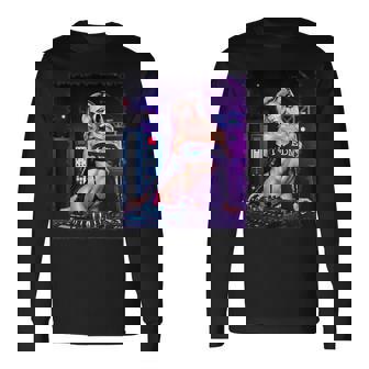 セクシーガールedmシャツメンズ–セクシーブロンドdjレイブ 長袖Tシャツ - Kawaiitshirt