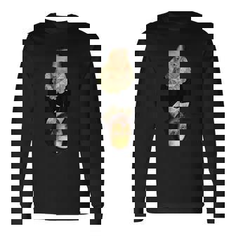 セルバンテス対シェイクスピア 長袖Tシャツ - Kawaiitshirt