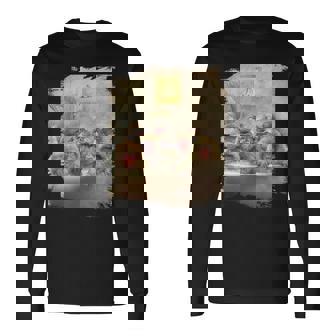 セルフケア お風呂 猿 お風呂 長袖Tシャツ - Kawaiitshirt