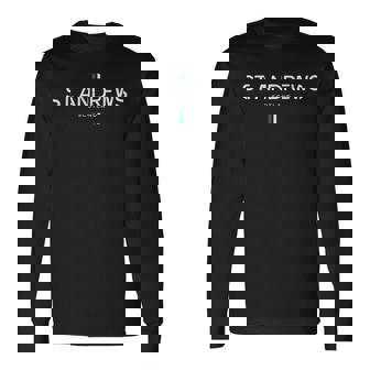 セントアンドリュース スコットランド イギリス Uk レトロ ヴィンテージ 長袖Tシャツ - Kawaiitshirt