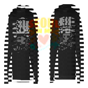 ソウル・イン・マイ・ハート 韓国からのお土産 長袖Tシャツ - Kawaiitshirt