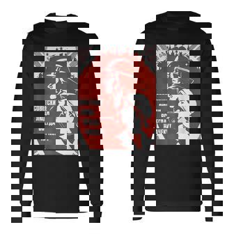 ソビエト連邦 ワーキングクラス プロパガンダポスター Cccp 長袖Tシャツ - Kawaiitshirt