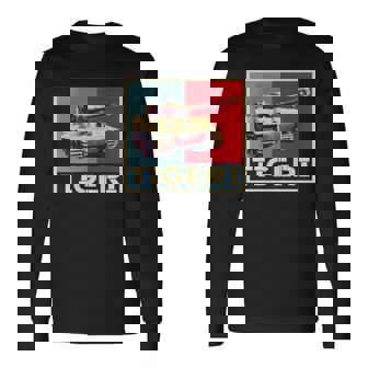 タイガー1装甲vi戦車 Ww2 ドイツ装甲車両 Afvアート 長袖tシャツ 長袖Tシャツ - Kawaiitshirt