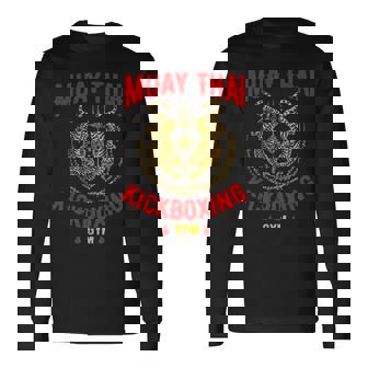 タイガームエタイキックボクシングジムmmaトレーニングギフト 長袖Tシャツ - Kawaiitshirt