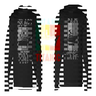 タイタニックボーイラブズ タイタニック ボーイズ タイタニック ボーイズ キッズ ユース 長袖Tシャツ - Kawaiitshirt