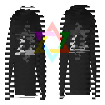 ダビデの星 Lgbt 長袖Tシャツ - Kawaiitshirt