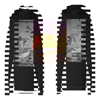 ダリの蜂の飛びによって生じる夢 長袖Tシャツ - Kawaiitshirt