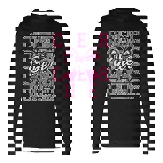 チア コケット 弓 チアリーダー チアリーダー チアガール キッズ 長袖Tシャツ - Kawaiitshirt