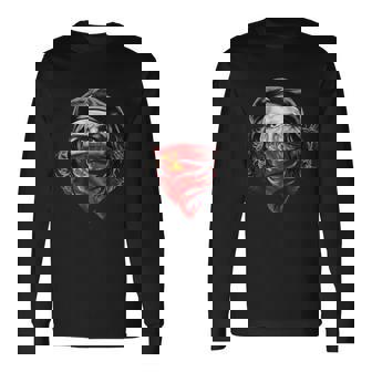 チェゲバラソビエトハンマーと鎌 レッドバンダナ 長袖Tシャツ - Kawaiitshirt