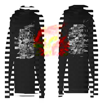 チェリーエビ 水草 水槽 淡水エビ 長袖Tシャツ - Kawaiitshirt