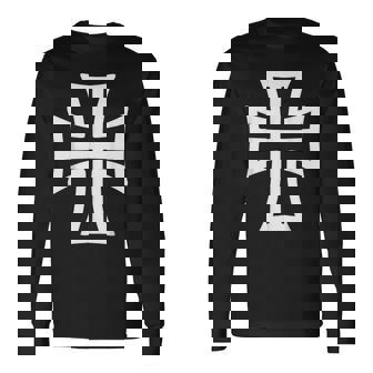 チェーンメール 面白い 中世の騎士 レン・フェア 馬上槍試合 長袖Tシャツ - Kawaiitshirt