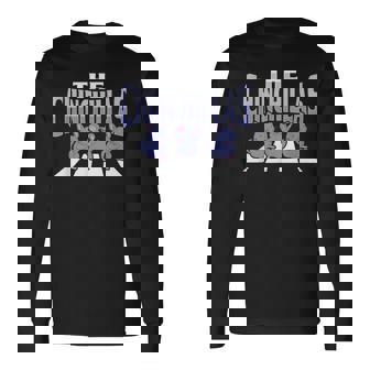 チンチラペットを飼う人のためのチンチラペデストリアンデザイン 長袖Tシャツ - Kawaiitshirt