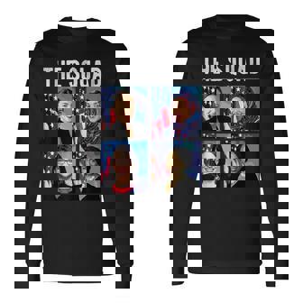 チーム Aoc ラシダ・トライブ・イルハン・オマール・アヤナ・プレスリー Woc ミーム 長袖Tシャツ - Kawaiitshirt