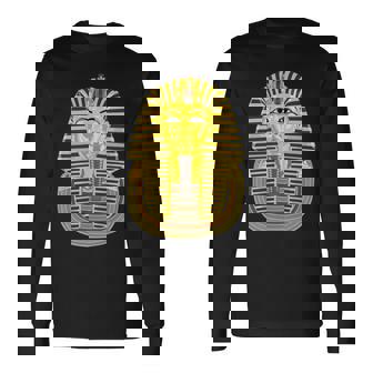 ツタンカーメン エジプトのファラオ王 ツタンカーメン 長袖tシャツ 長袖Tシャツ - Kawaiitshirt