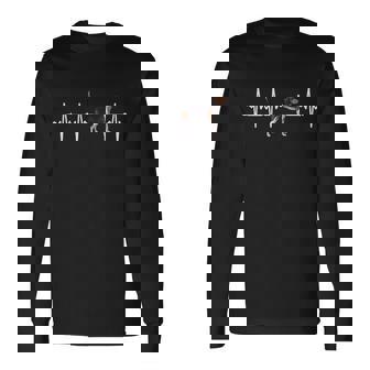 ツリーイング・ウォーカー・クーンハウンド・ハートビート・ラブ・マイ・ドッグ 長袖Tシャツ - Kawaiitshirt