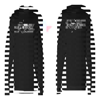 テキサスシャツ テキサスはホーム、ローンスター州の地図 長袖Tシャツ - Kawaiitshirt