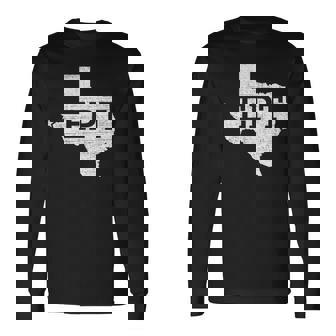 テキサスシルエットのept El Paso Txデザイン。 長袖Tシャツ - Kawaiitshirt