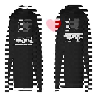 テテが大好き 長袖Tシャツ - Kawaiitshirt