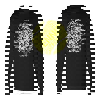 テニス 面白いtシャツ ボール おもしろ 服 ネタ メンズ レディース テニス部 おもしろグッズ 大人 子供 長袖Tシャツ - Kawaiitshirt