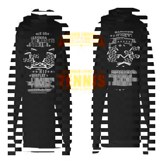 テニスノイズ-面白いテニスシャツ 長袖Tシャツ - Kawaiitshirt