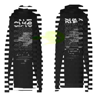 テンプルピットバイパースネークストリートウェア爬虫類キーパー 長袖tシャツ 長袖Tシャツ - Kawaiitshirt