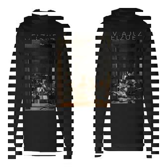 ディエゴ・ベラスケス ラス・メニナス アート 長袖Tシャツ - Kawaiitshirt