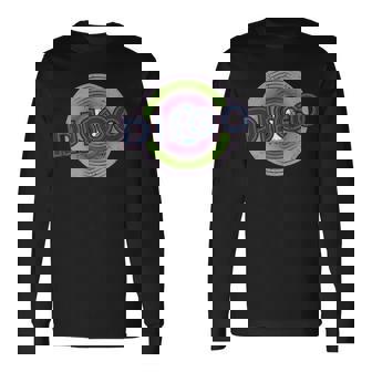 ディスコビニールレコード 長袖Tシャツ - Kawaiitshirt